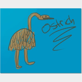 Ostrich Posters and Art